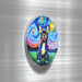 Iman ceramica corcho pintura perro buldog frances 5130-3