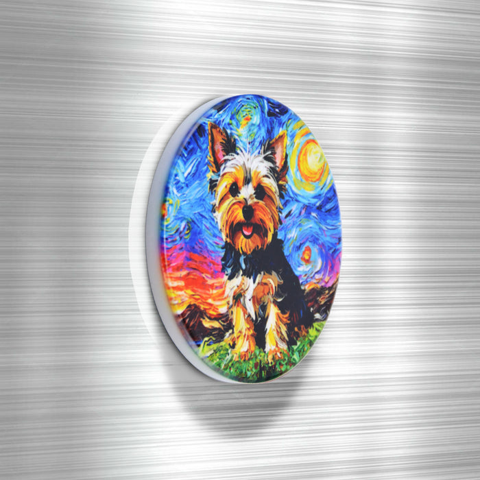 Iman ceramica corcho pintura perro yorkshire 5130-6