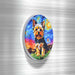 Iman ceramica corcho pintura perro yorkshire 5130-6