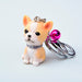 Llavero cascabel perro chihuahua 3948-6