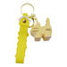 Llavero gato amarillo plastico 4037-5