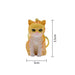 Llavero gato amarillo plastico metal 4201-2