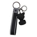 Llavero gato negro plastico metal 4040-1