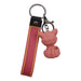Llavero gato rosado plastico metal 4040-3