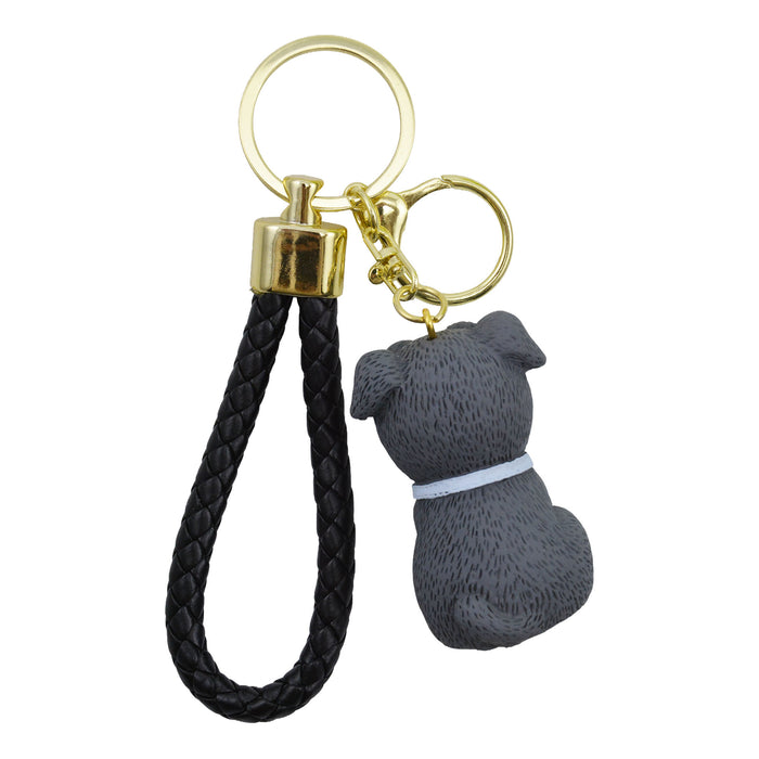 Llavero perro plastico metal perro Schnauzer 4038-5