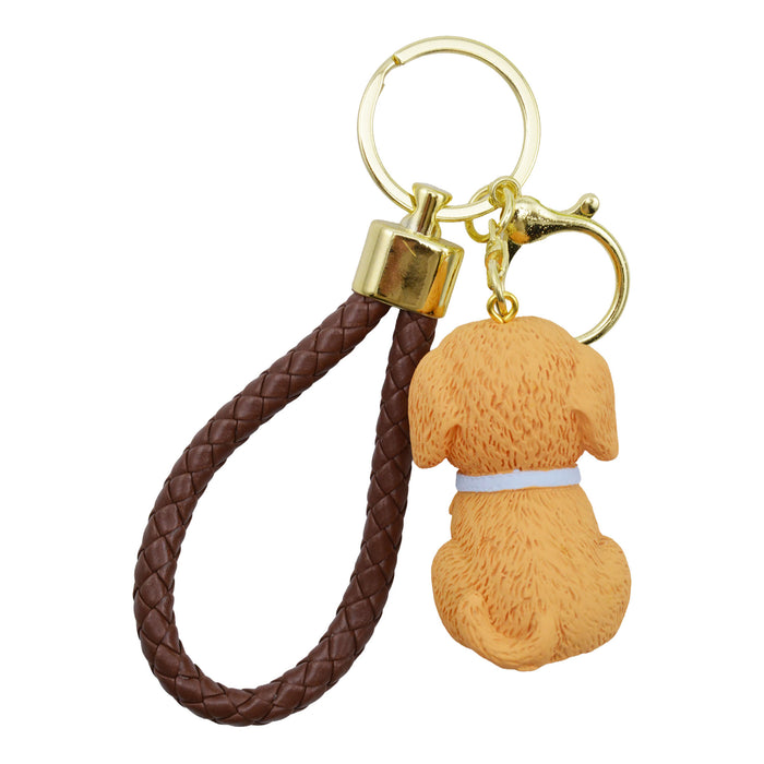 Llavero perro plastico metal perro golden 4039-2