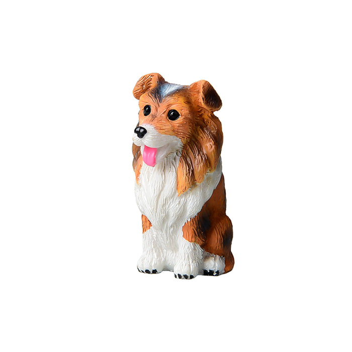 Llavero resina perros cascabel Collie Schleich 3948-22