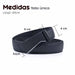 Cinturon sintetico automatico negro hombre 4063-1