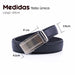 Cinturon sintetico automatico negro plateado hombre 4064-2
