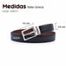 Cinturon sintetico negro hombre reversible 4060