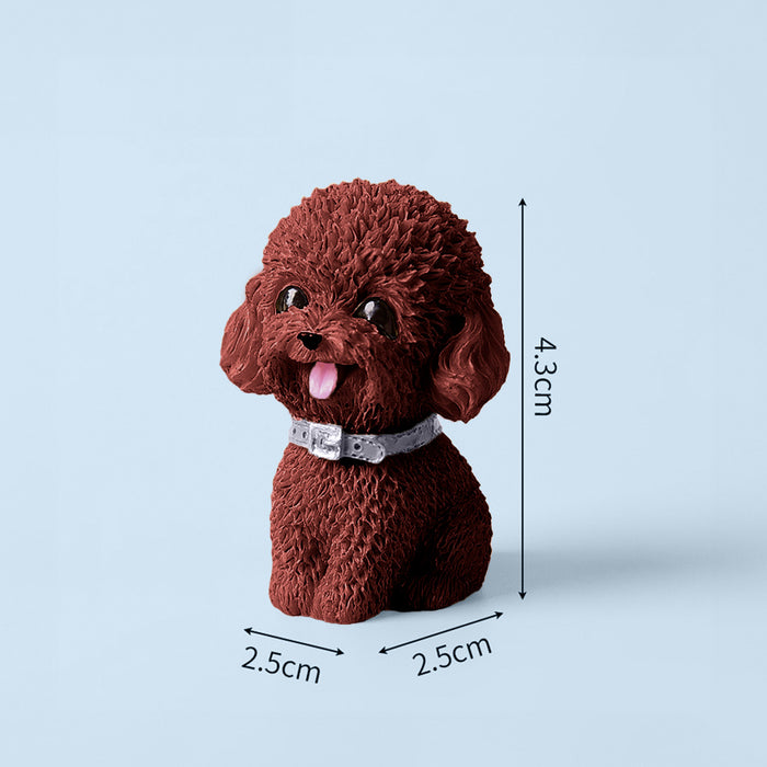 llavero perro cascabel poodle cafe 3948-2