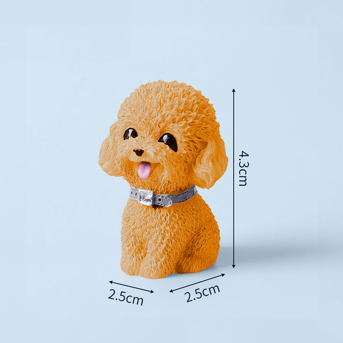 llavero perro cascabel poodle caramelo 3948-6
