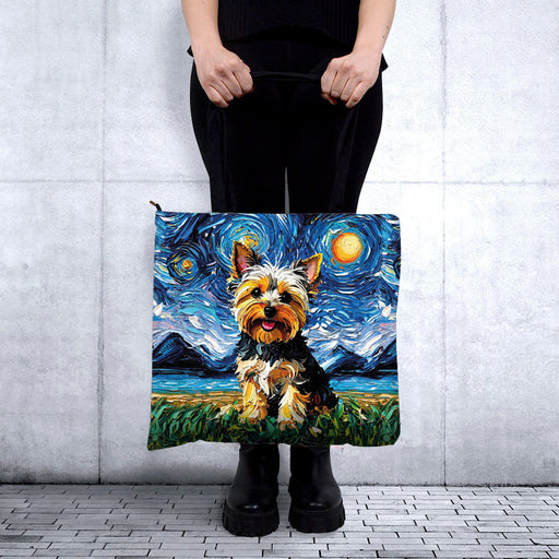 Bolso chico lona cierre van gogh pintura yorkshire 4084-1