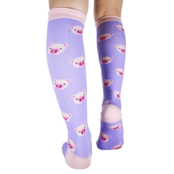 Bucanera largo nylon compresion Chanchos rosados 155-156