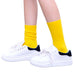 Calcetin algodon largos mujer colores amarillo 4104-9