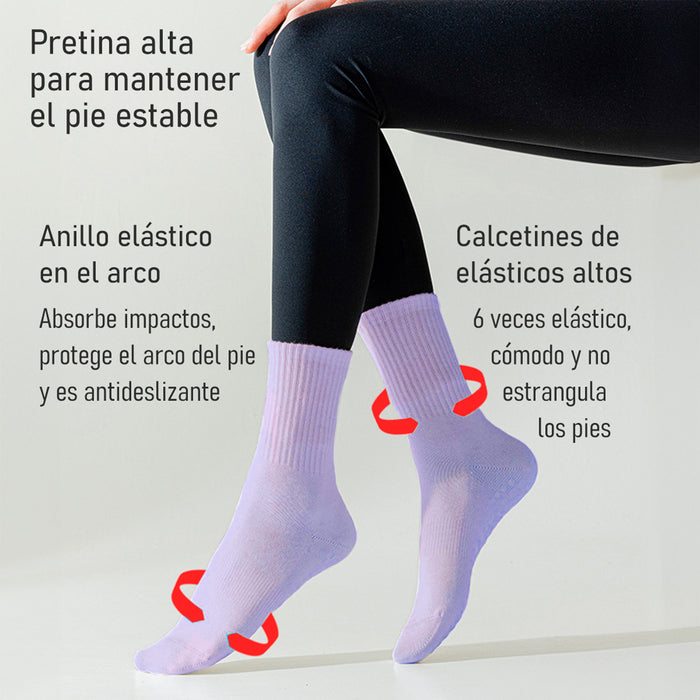 Calcetines yoga largo silicon antideslizante 3927