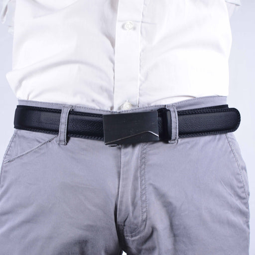 Modelo Cinturon sintetico automatico negro hombre 4063-1