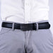 Cinturon sintetico automatico negro hombre 4063-3