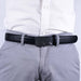 Cinturon sintetico automatico negro hombre 4063-6