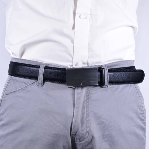 Modelo Cinturon sintetico automatico negro hombre 4063-8