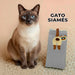 Calcetines largos algodon bolitas gato beige 4115-5