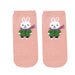 Pack 3 calcetines cortos conejo rosado 1914