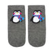 Pack 3 calcetines cortos pinguino gris 1914