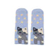 Pack 3 calcetines media pierna animales gatos azul 1863