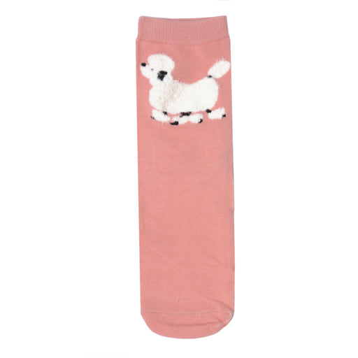 Pack 3 calcetines media pierna animales perro rosado 1854
