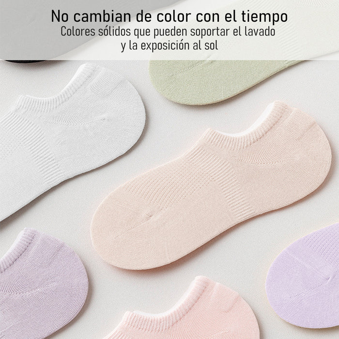 Pack 6 calcetines cortos malla delgada 3934