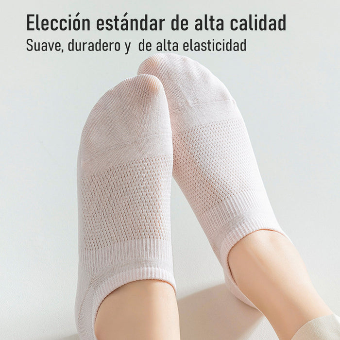Pack 6 calcetines cortos malla delgada 3934
