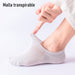 Pack 6 calcetines bambu invisible malla delgada 3940