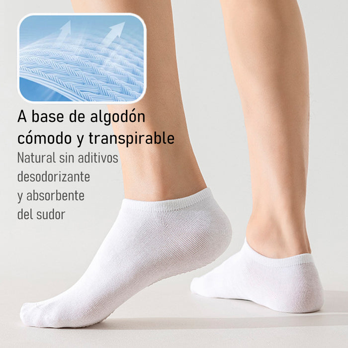 Pack 6 calcetines invisibles antideslizante hombre bambu 4001 