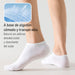 Pack 6 calcetines invisibles antideslizante hombre bambu 4001 