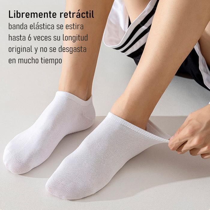 Pack 6 calcetines invisibles antideslizante hombre bambu 4001  