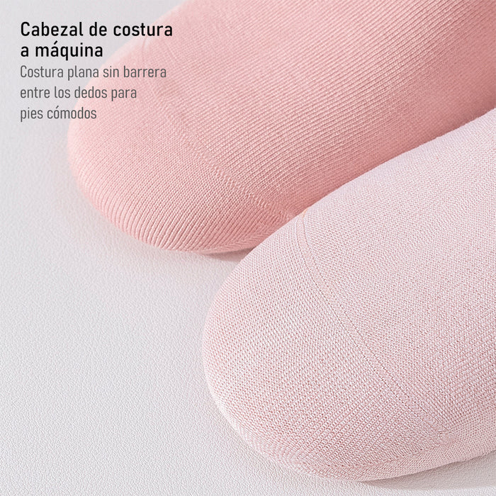 Pack 6 calcetines invisibles antideslizante mujer bambu 4002 