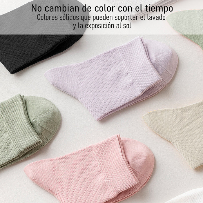 Pack 6 calcetines largo malla delgada 3936