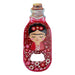 Abrebotellas frida khalo florales imanes ceramica Guinda rojo 3918-6