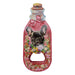 Abrebotellas perros florales imanes ceramica bulldog frances 3917-4