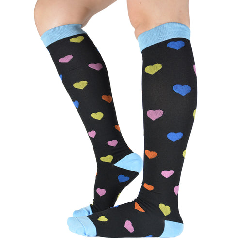 Bucanera compresion nylon corazones colores 149-150