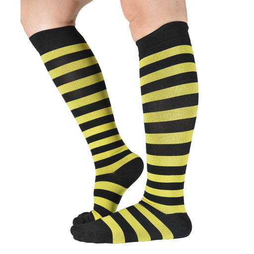 Bucanera compresion nylon rayas amarillo negro 127-128