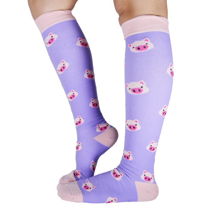 Bucanera largo nylon compresion Chanchos rosados 155-156