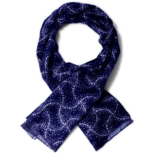 Bufanda hombre micropolar invierno morada 3