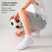 Calcetin algodon deportivo absorbente corto blanco 5137-2