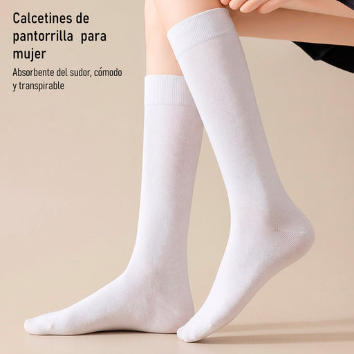 Calcetin algodon extralargos holgado mujer blanco 5152-3