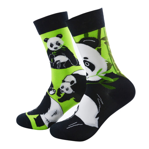 Calcetin algodon largo ab doble diseno oso panda AB-30