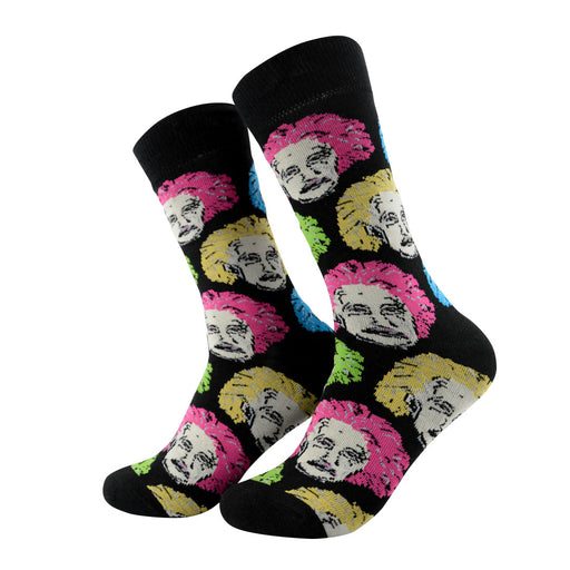 Calcetin algodon largo estampado Abert Einstein Colores 561