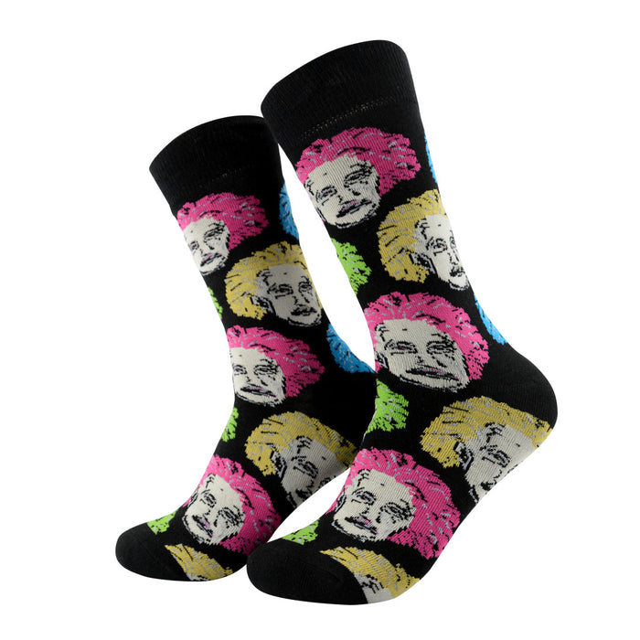 Calcetin algodon largo estampado Abert Einstein Colores 561