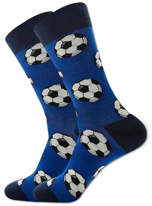 Calcetin algodon largo pelotas de futbol 626