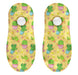 Calcetin invisible poliester cactus amarillo 21